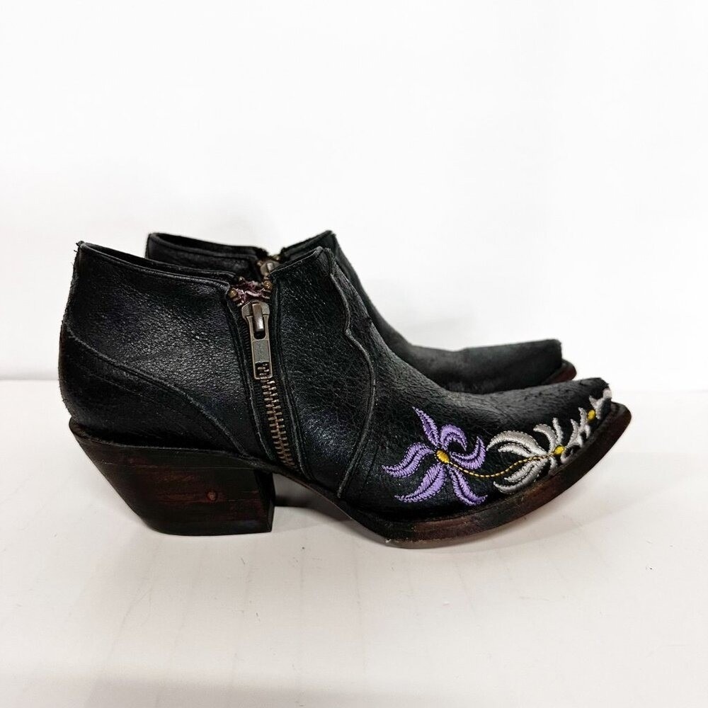 Charlie 1 Horse Embroidered Floral Kitten Mules Western Yellowstone Boho Women 6